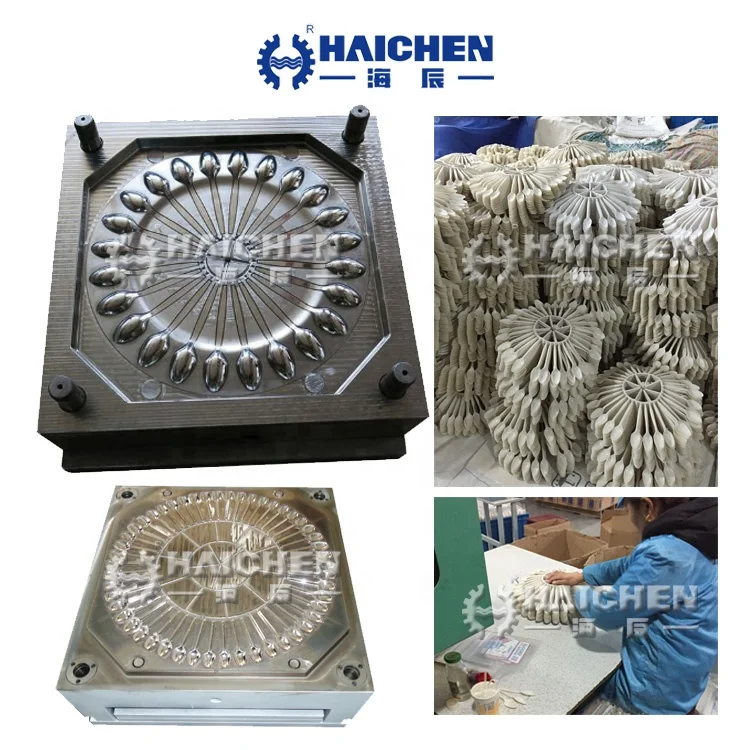 
12 Cavities 24 Cavities Disposable Plastic Knife Fork Spoon Making Injection Molding Machine 