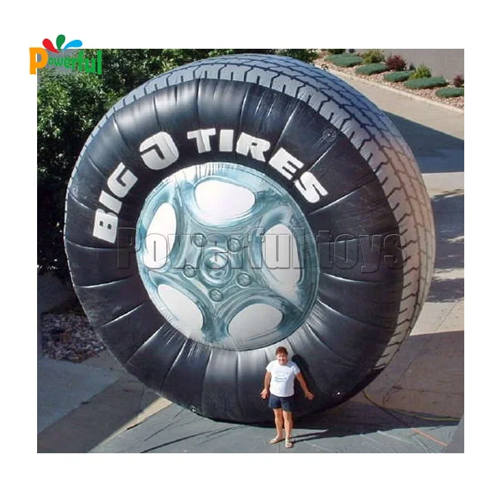 inflatable advertising giant inflatable tire blow up car tire balloon