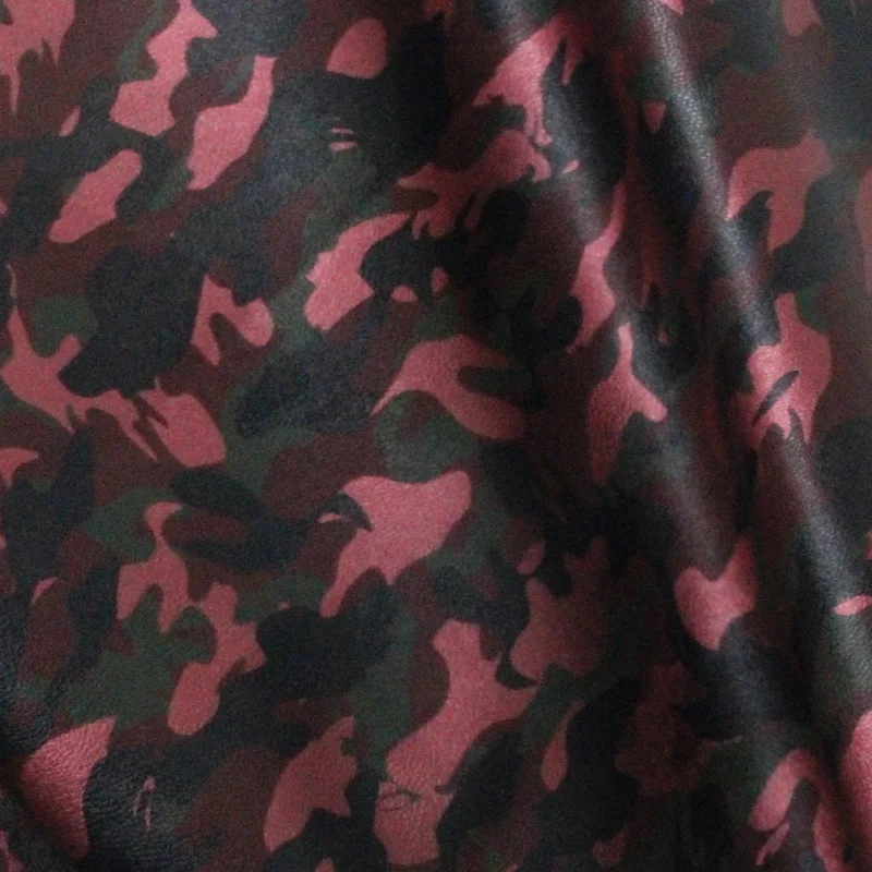 For Shoes Bag Garment Camouflage Paint Pu Leather Knitted Bag Pvc Printed Fabrics Microfiber Marble Printed Patent Leather