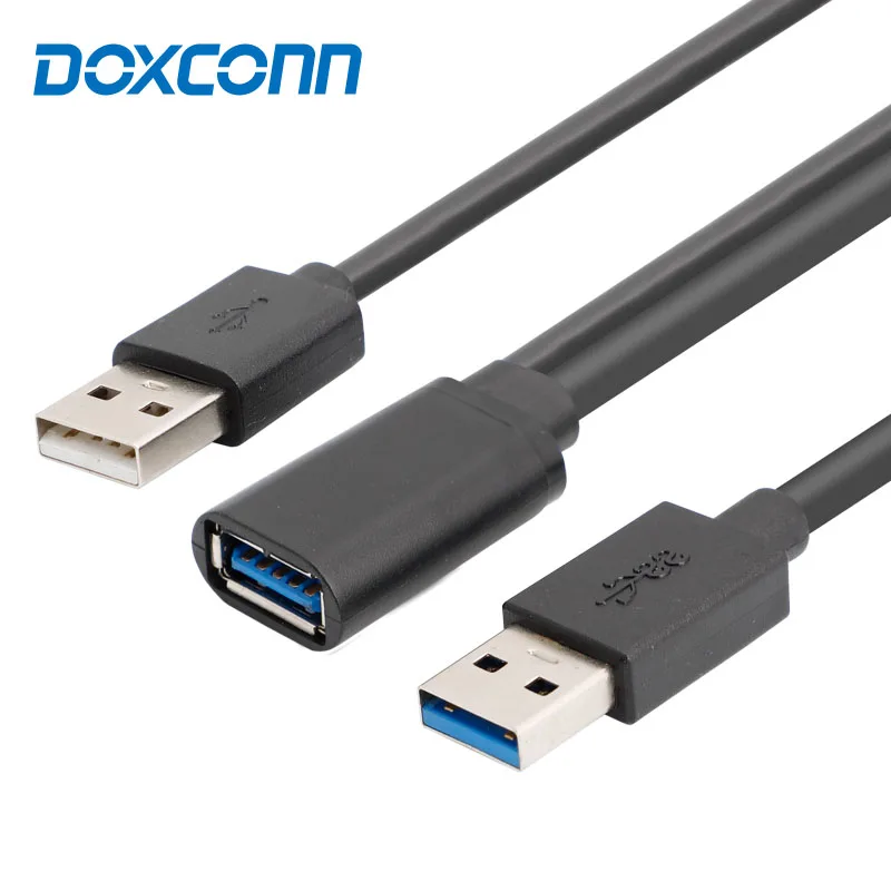 Высокоскоростной двойной usb-удлинитель для передачи данных из ПВХ 2