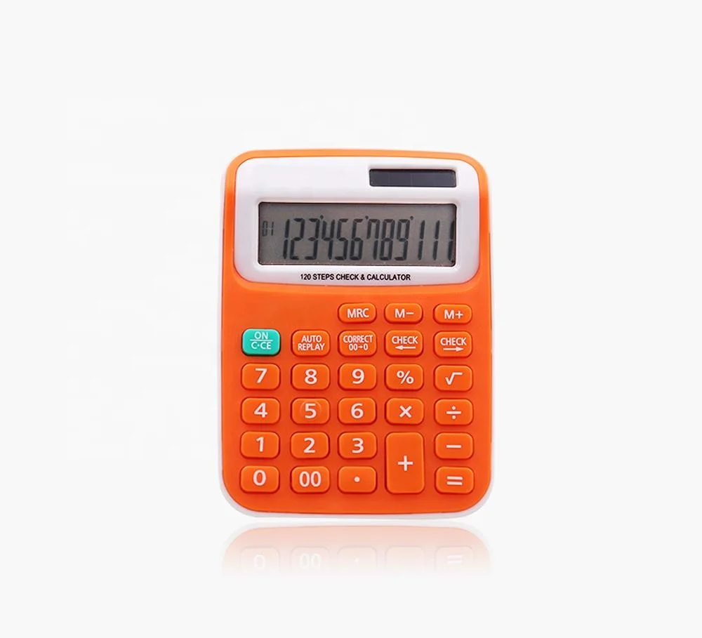 
Wholesale Cheap Price Business School Office Calculadora Colorful 12 Digit Electronic Mini Promotion Gift Calculator 