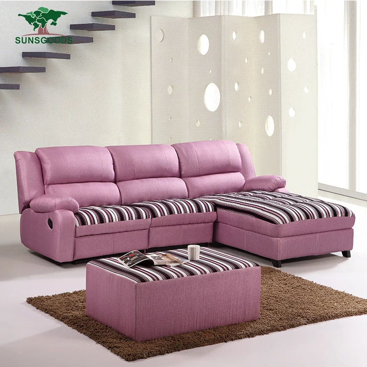 Chinese manufacturer Germany living room leather sofa, Happy leather sofa