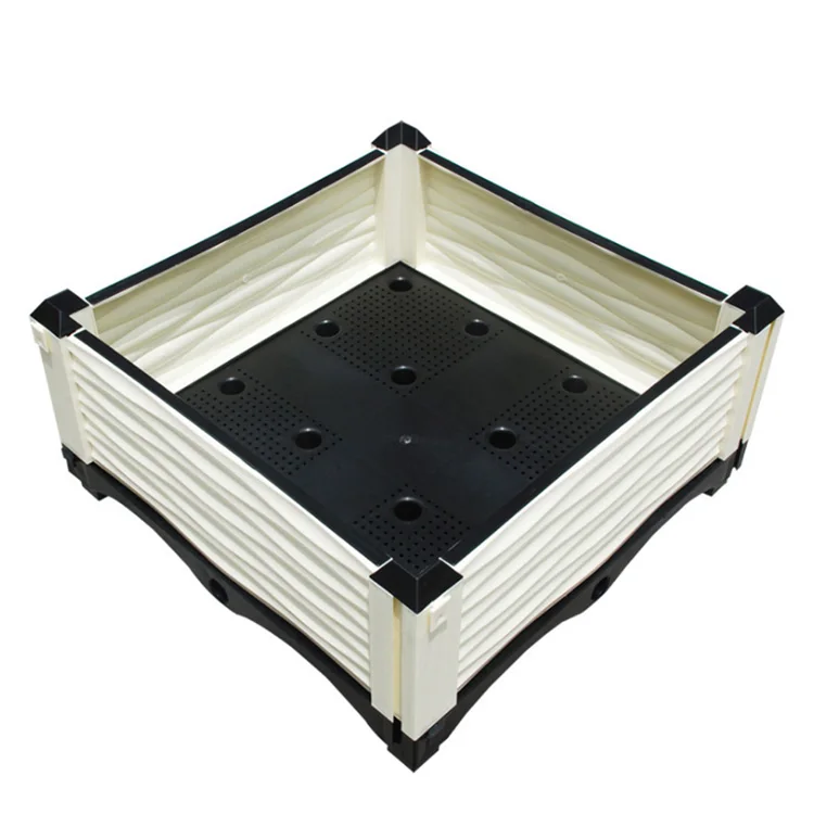 Suntour Outdoor Large Garden Planter Bed Collapsible Planting Boxs