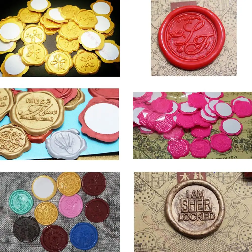 Wholesale Customized Wax Seal Stamp Stickers