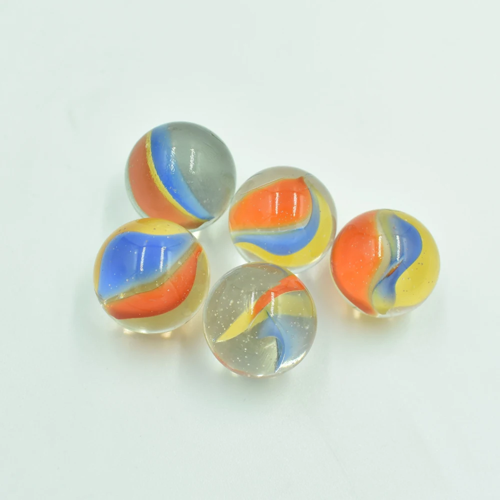 
Children toy Home decoration Multicolor 16mm Flowery glass marble glass sphere glass ball 