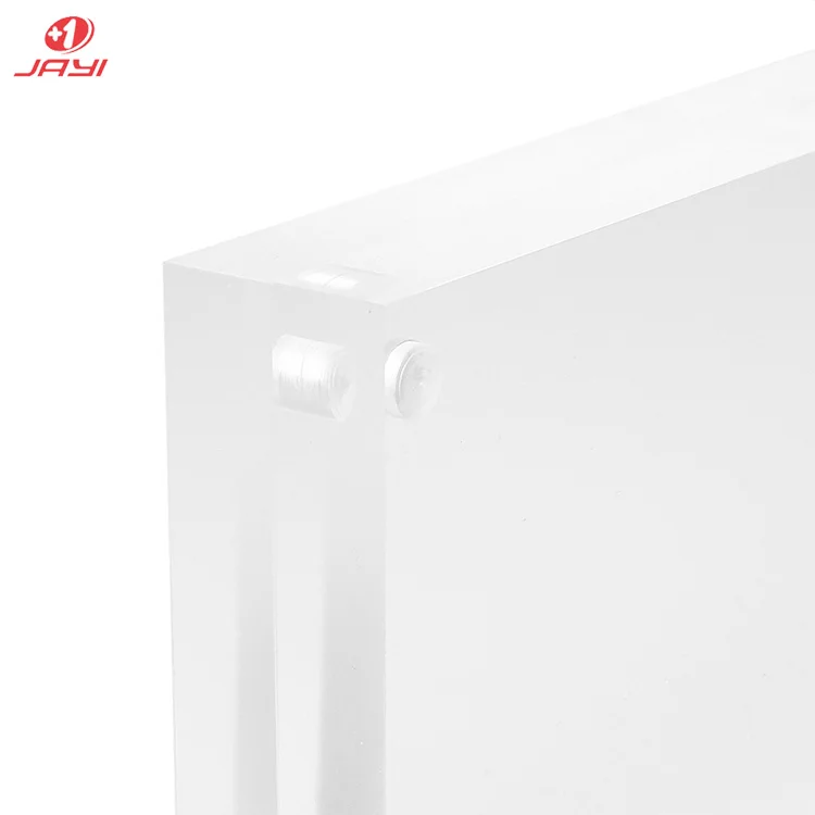 Cheapest Price 4x6 5x7 6x8 8x10 Double Sided Clear Acrylic Picture Magnetic Frames Photo Block