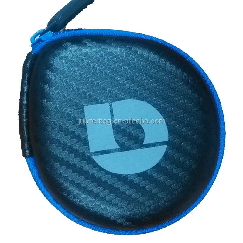 hot sale personalized EVA earphone earset earbud carrying zippered case hard