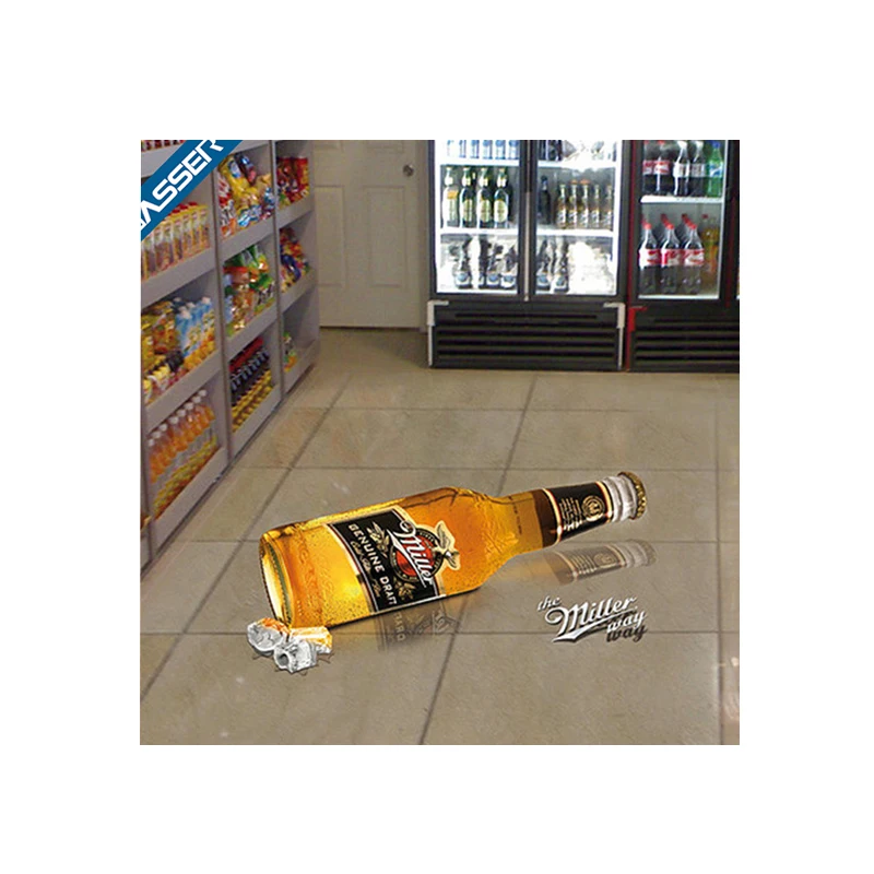 Wholesale price Shenzhen supplier printing 3d anti-slip floor sticker