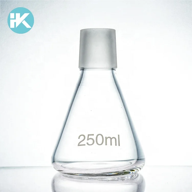 Huke Подгонянная лабораторная коническая колба бутылки жидкости треугольника для фильтрации фильтр растворителя