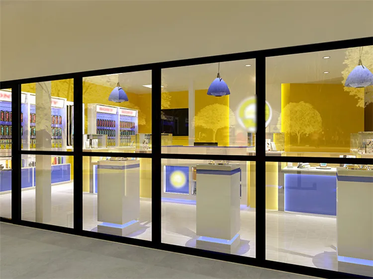 toko ponsel sederhana desain interior furniture aksesoris ponsel