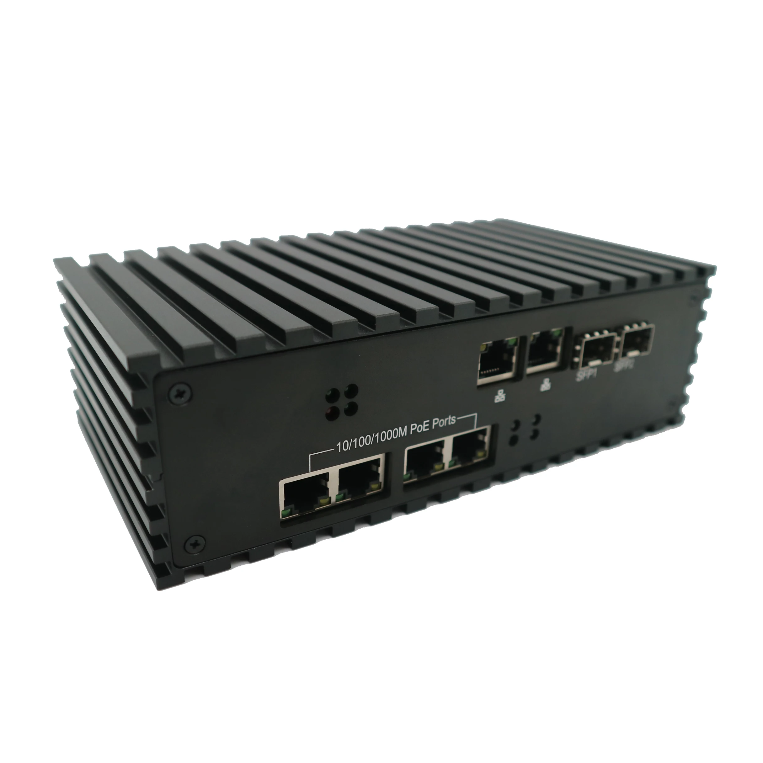 24V 48V poe dual sfp sff desktop mini pc pfsense small form factor pluggable computer