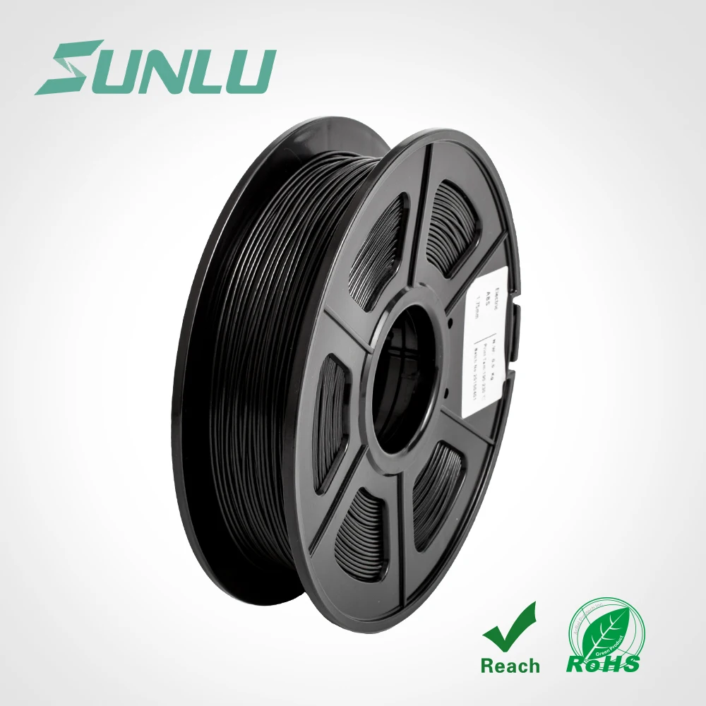 High quality 100% bubble free electrical ABS PLA conductive filament for 3d printer