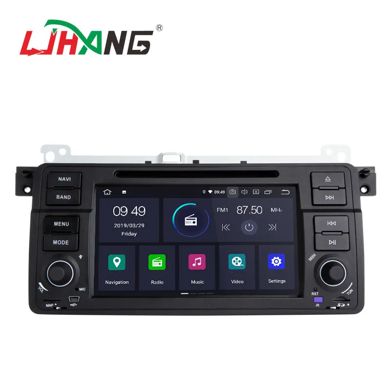 LJHANG PX30  Android 112 car audio gps navigation for BMW E46 M3 Rover318/320/325 radio dvd player video