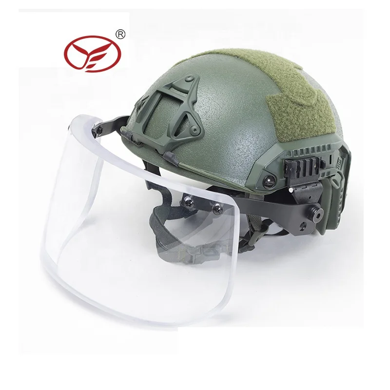 Aramid Tactical Ops-core Bulletproof Helmet NIJ 3A Military Ballistic Helmet With Bulletproof Visor