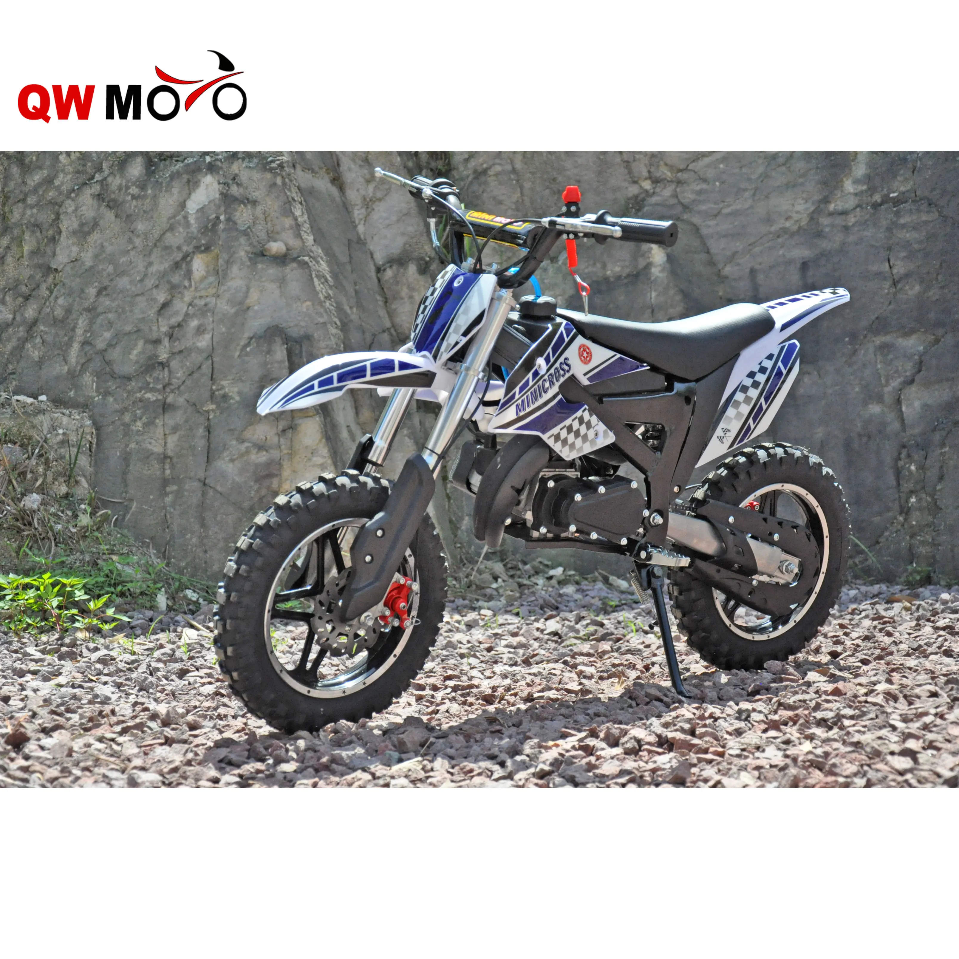 QWMOTO CE 2019 49CC 50CC Mini Moto Off Road Gasoline Mini Kids Motorcycle for sale QWMPB-02B