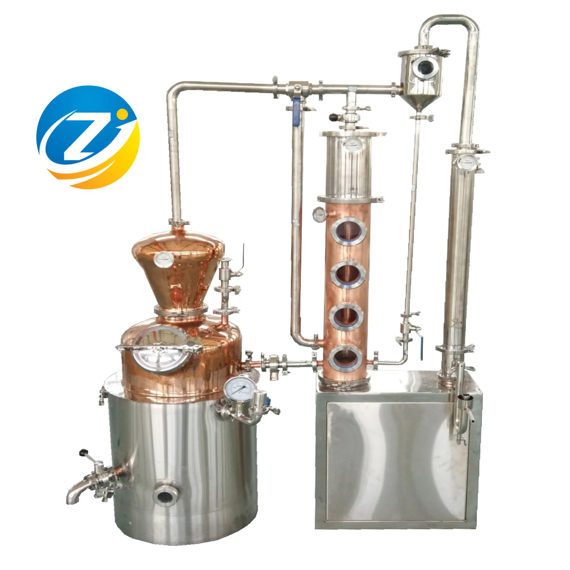 Distillation Equipment 100L-200L Automatic Alcohol Distillers for Moonshine