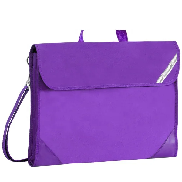 School Students Library Book Bag with Handle Holder and Sling Shoulder Strap