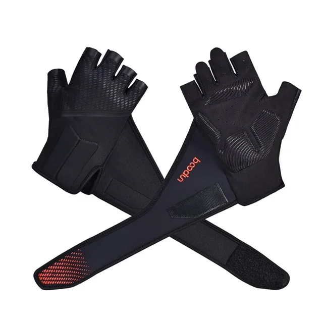 2019 Wholesale Custom Leather Workout Fitness Weight Lifting Gym Gloves