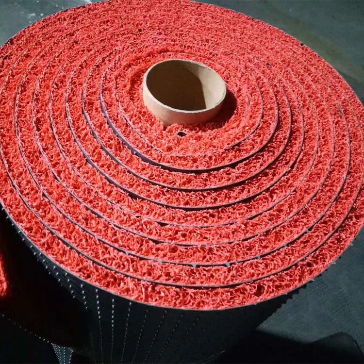 Luxury car floor mats / PVC Coil Car With Spike Backing