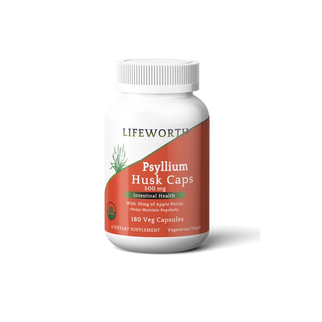 Lifeworth psyllium husk anti-constipation powder hard capsule