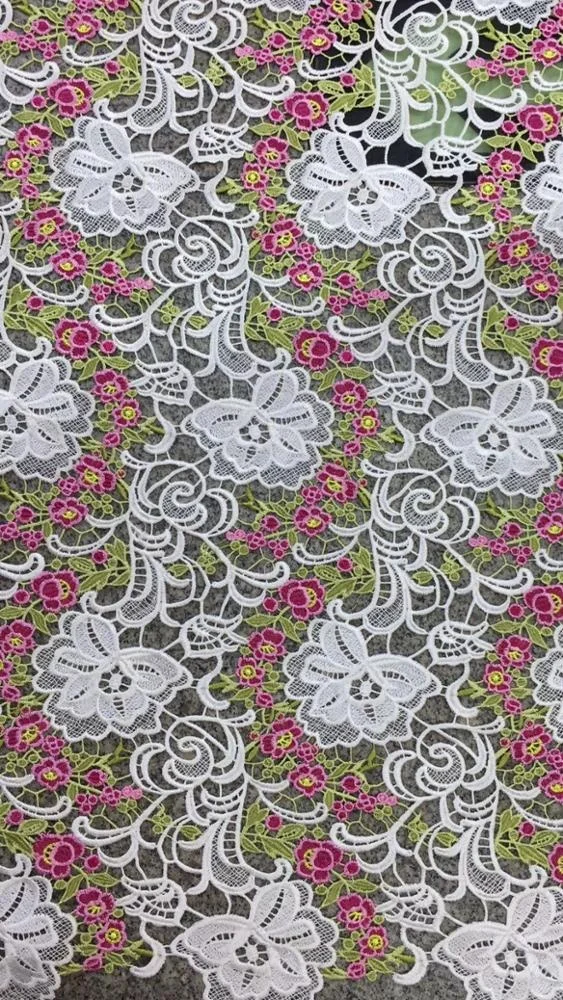 High quality wholesale buy cheap soft crochet embroidery lace fabric online tulle for fashion clothing