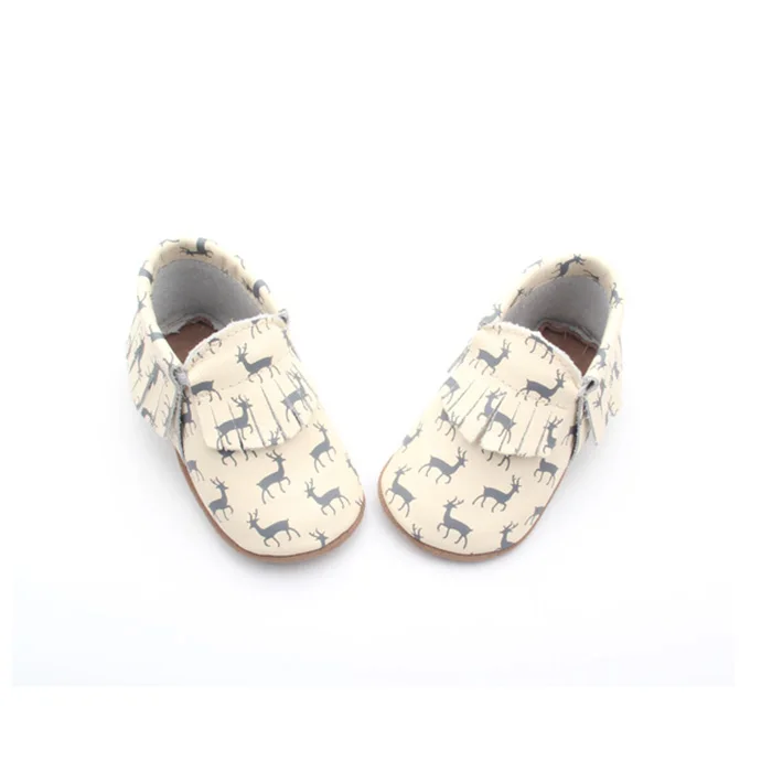 2021 Newest Custom Style Pattern Cute Baby Fringe Shoes Moccasins For Baby