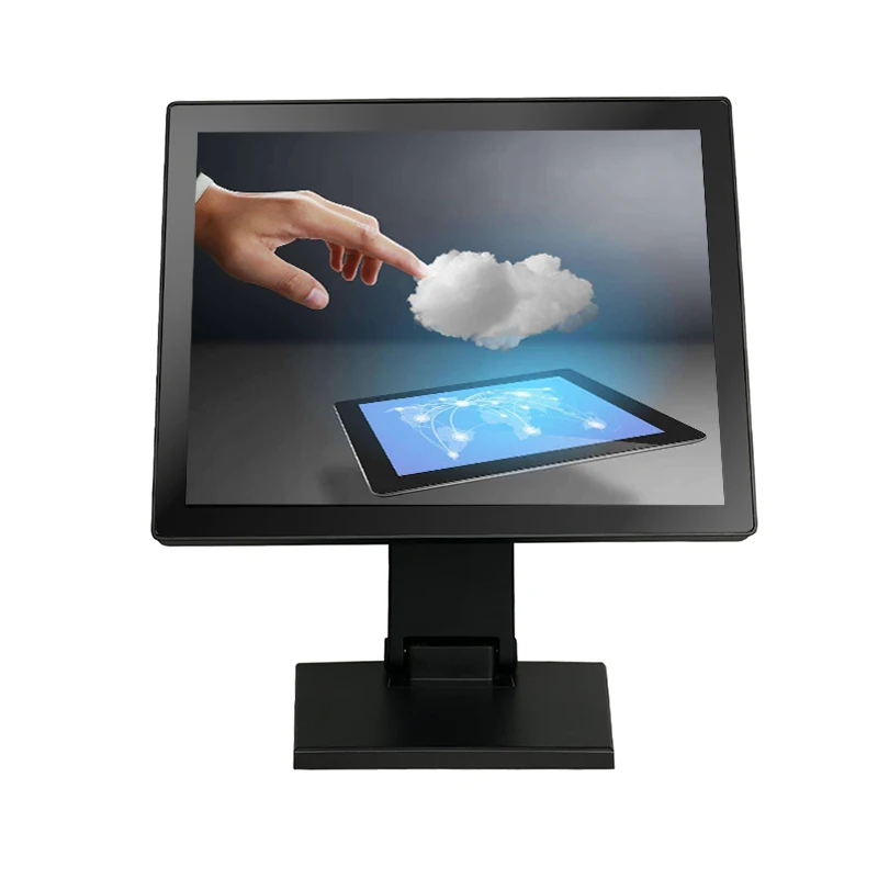 Flat Screen IP65 Touch Screen 15 17 Inch POS TFT LCD Touch Screen Monitor 12 Volt