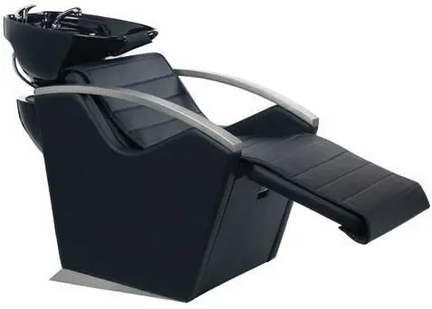 Salon Shampoo Bowls Electric Shampoo Chair For Salon Furniture With Metal Curved Armrests
