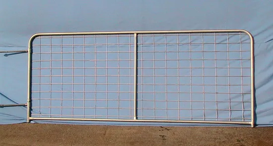 galvanized 100x200mm steel  tube metal 14 foot farm gates for sale