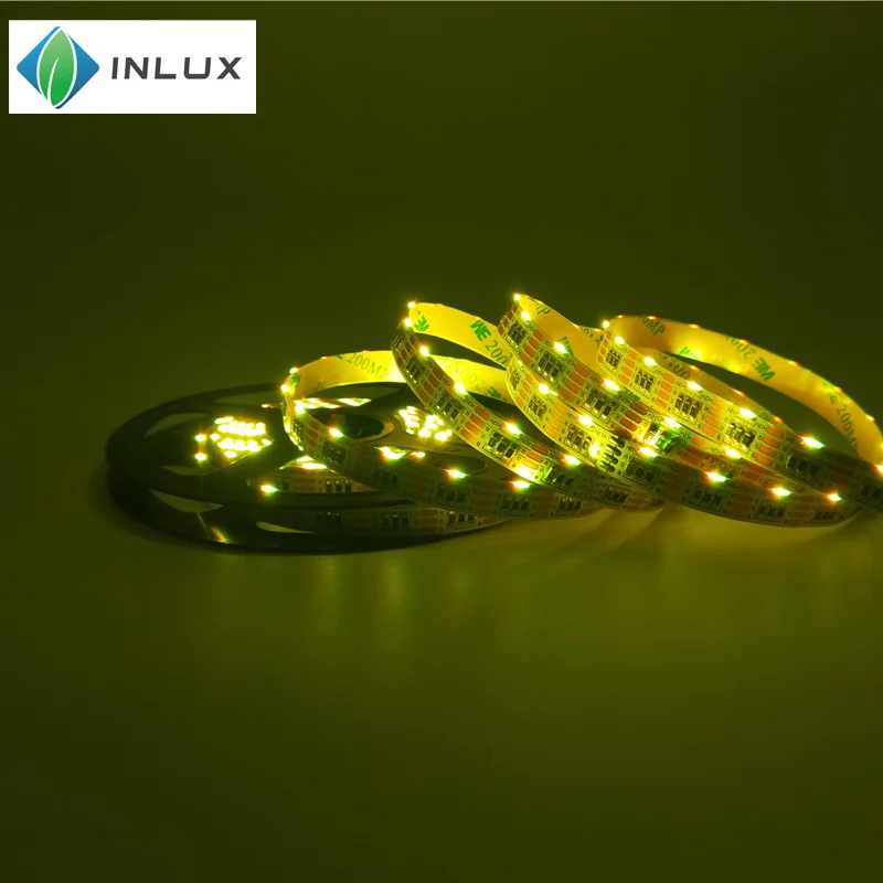 DC24V 12v SMD 3014 rgb  60LED waterproof IP20 Custom side view emitting tube meat dmx sequential bending  turn signal LED strip