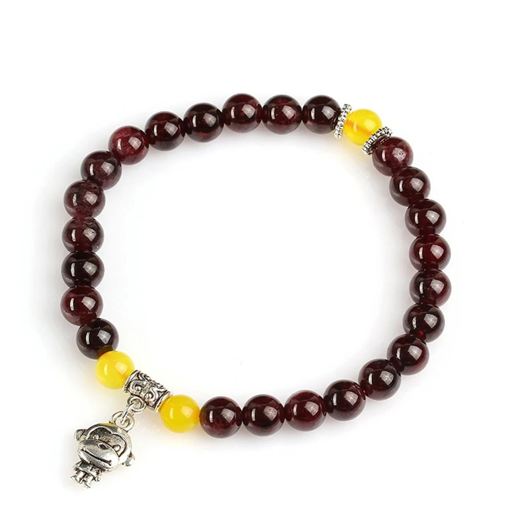 Chinese Green White Nephrite Red String Coral Purple Real Jade Ethnic Mens Beaded Bracelet