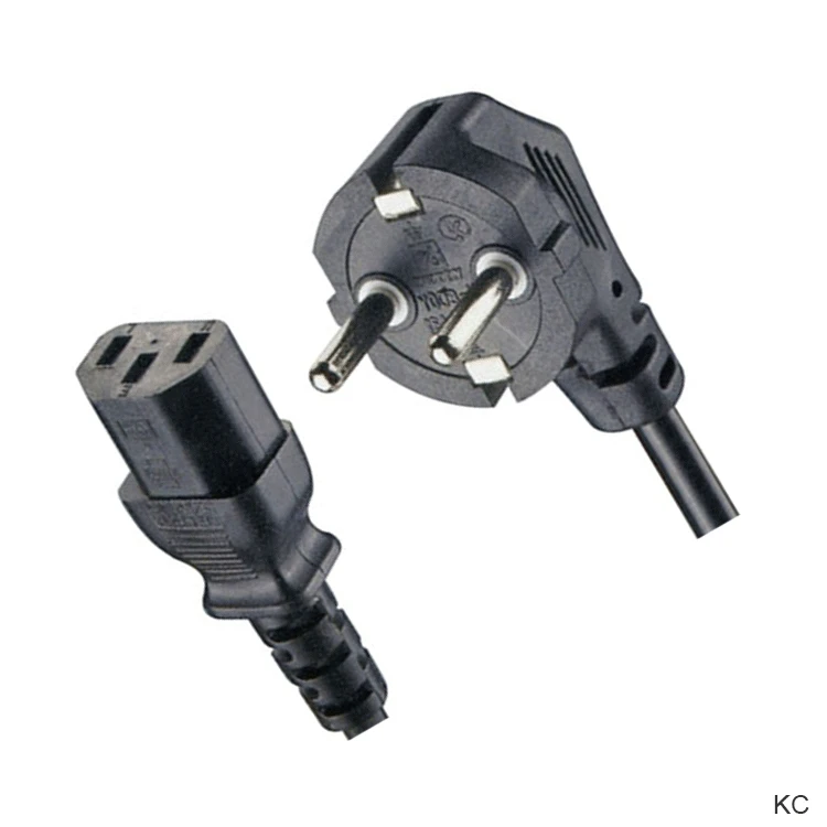KC Корея 3 Pin Plug адаптер переменного тока удлинитель Электрический провод женский C5 C13 IEC шнур питания для ноутбук