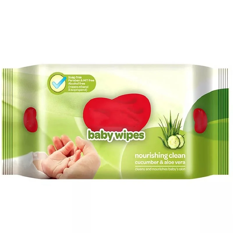 Фирменная Нетканая салфетка для чистки, антибактериальные Смываемые Органические детские влажные салфетки