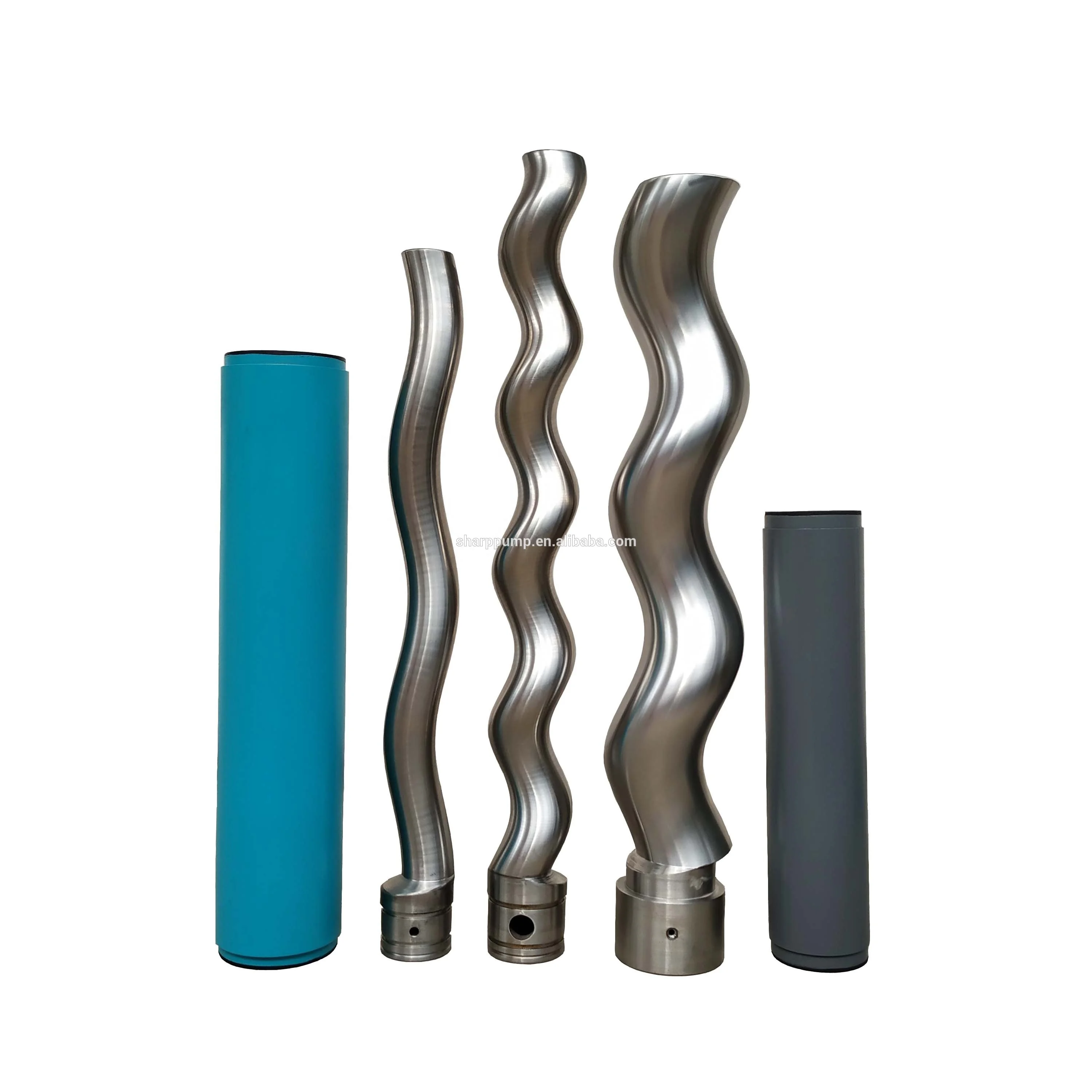 most popular netzsch type NM015 progressing cavity screw pump parts rotor stator for food/waste water/oil transfer