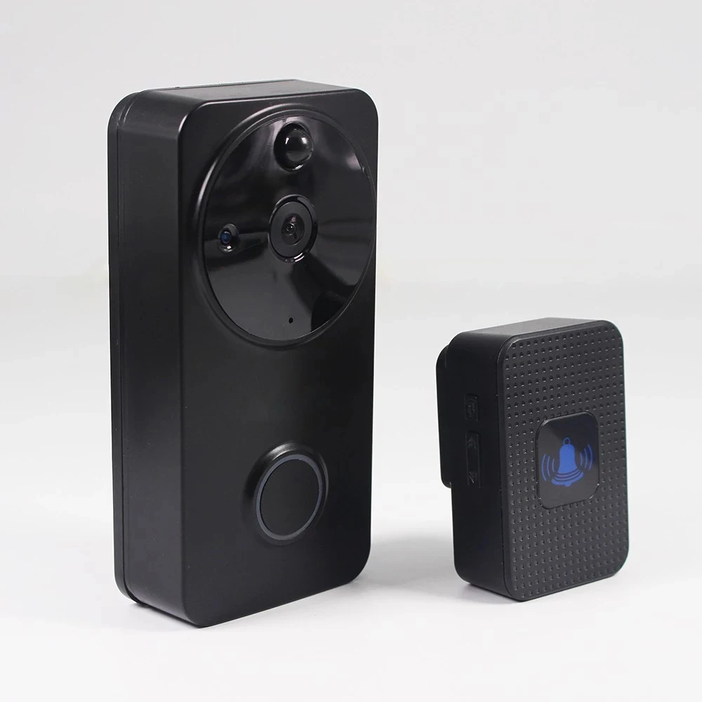 HD 720P Wireless Wifi APP Link Intercom System Battery Smart Home Security Video Visual Ring Doorbell IP Camera