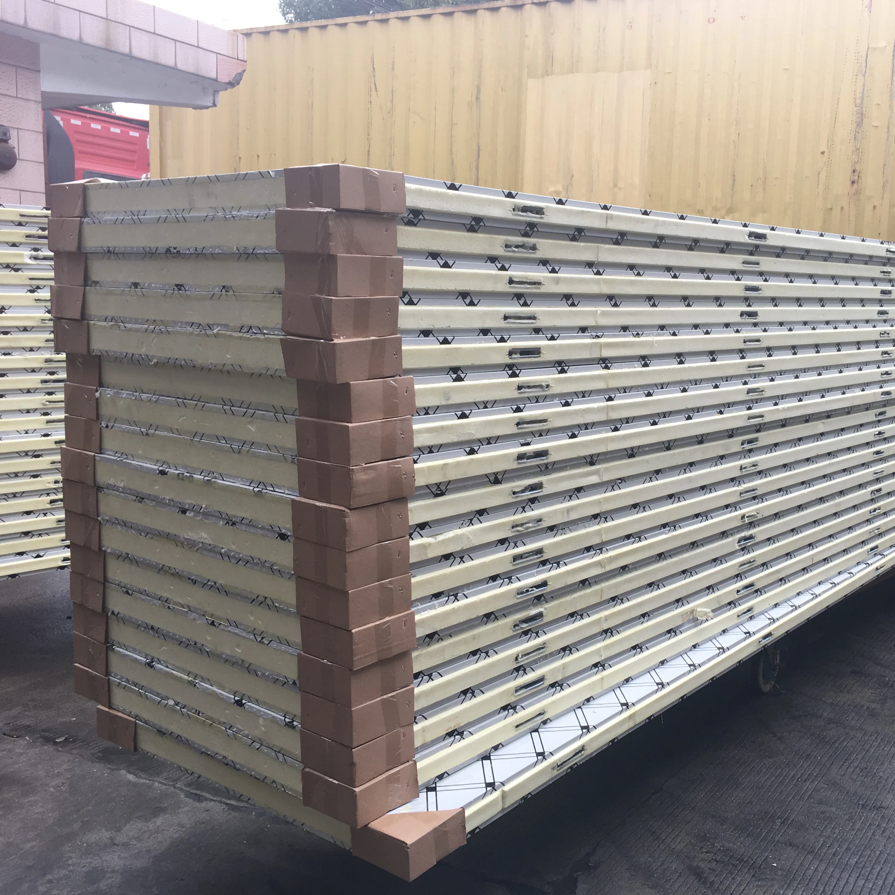 Cold room PU  sandwich panel  polyurethane foam sandwich panel price