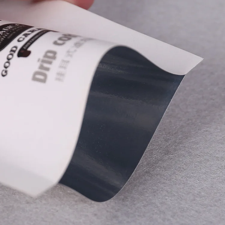 High quality resealable aluminum foil mix nuts chia seed packaging bags with hang hole