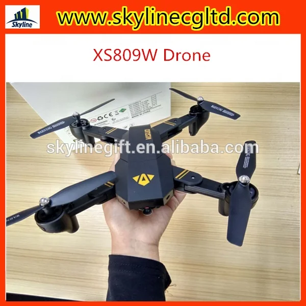 Складной мини-Дрон для селфи Visuo XS809W XS809HW с Wi-Fi FPV камерой 0,3 Мп или 2 МП