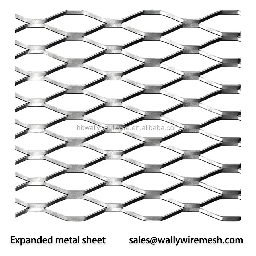 Factory price stainless steel expanded mesh/aluminium expanded metal mesh