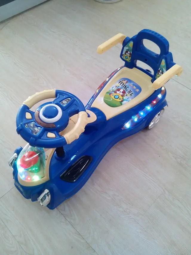 New Twist Trolley Plastic Pedal Toy Kids Battery Rride On Car For Sale