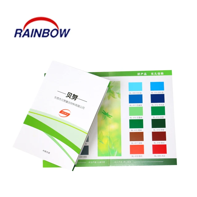 Customized Printed Decoration paint color card factory price OEM books