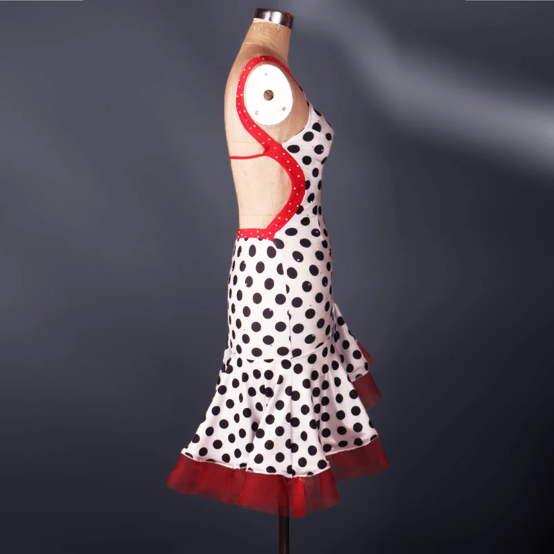 2019 Hot Sale Sexy Women Girls Performance Competition Wear Samba Latin Dance Dress