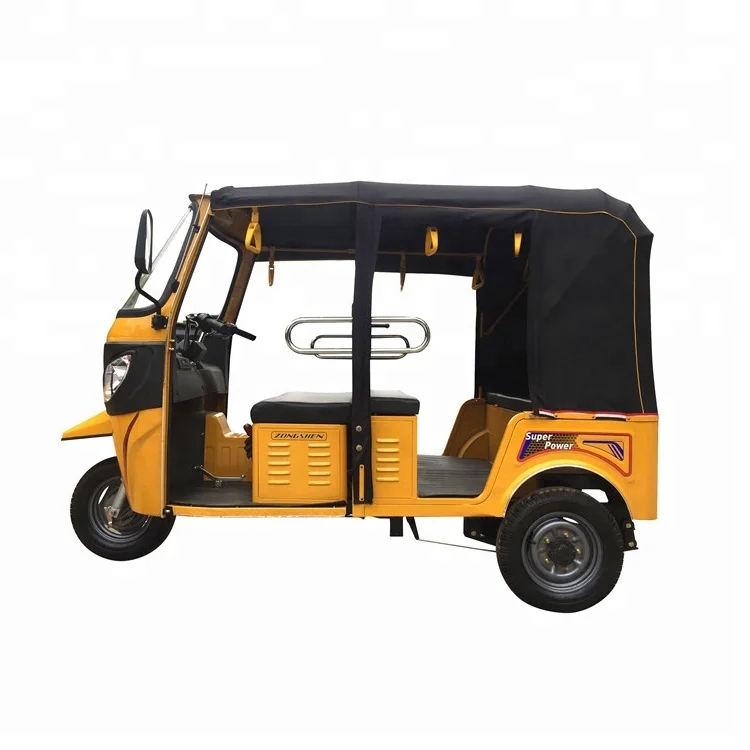 Bajaj Model Three Wheels Gas Motor Tricycle For Passenger Taxi