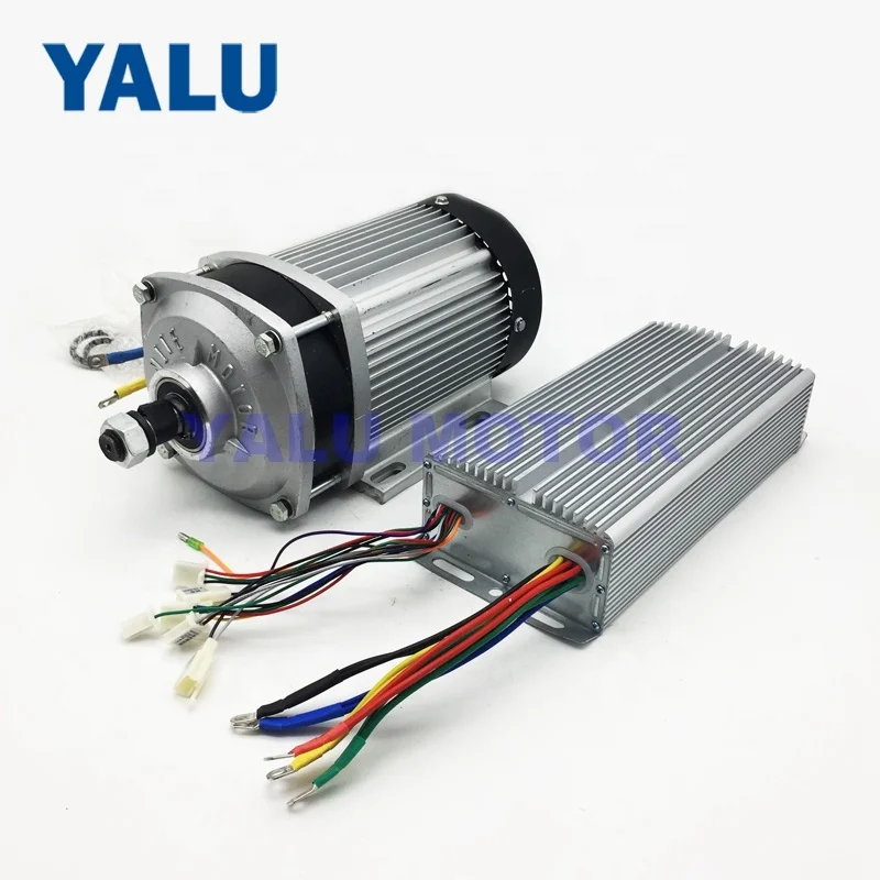 BM1424ZXF 1200W 48V Electric tricycle Scooter E Bike Motorized Bicycle ATV Moped Mini Bikes Geared DC Motor Kit with controller