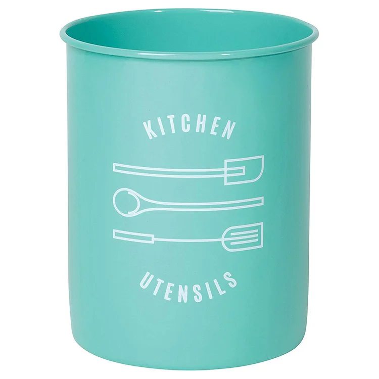 Большой держатель для посуды-кухонная утварь-для организации ваших кухонных приборов и бирюзовых кухонных принадлежностей