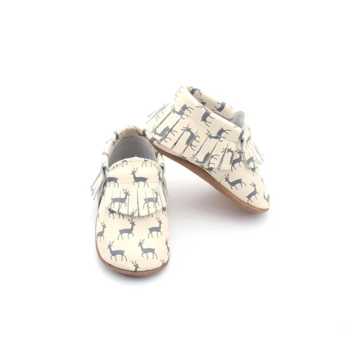2021 Newest Custom Style Pattern Cute Baby Fringe Shoes Moccasins For Baby