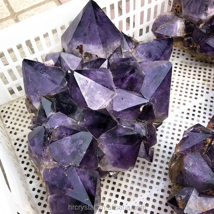 
Wholesale Sparkly Natural Raw Purple Amethyst Quartz Crystal Clusters For Sale 