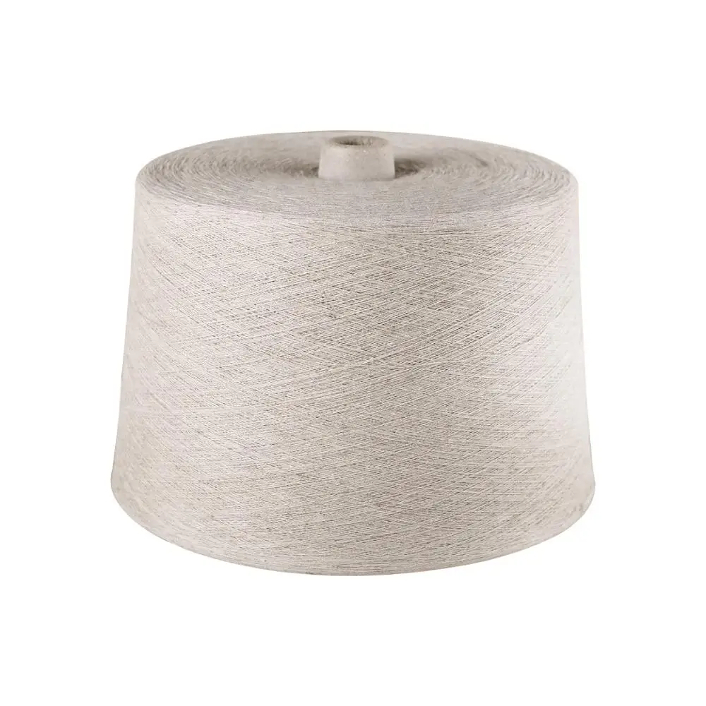 China Manufacturer Plain Recycled 30NE Linen Cotton mvs Yarn