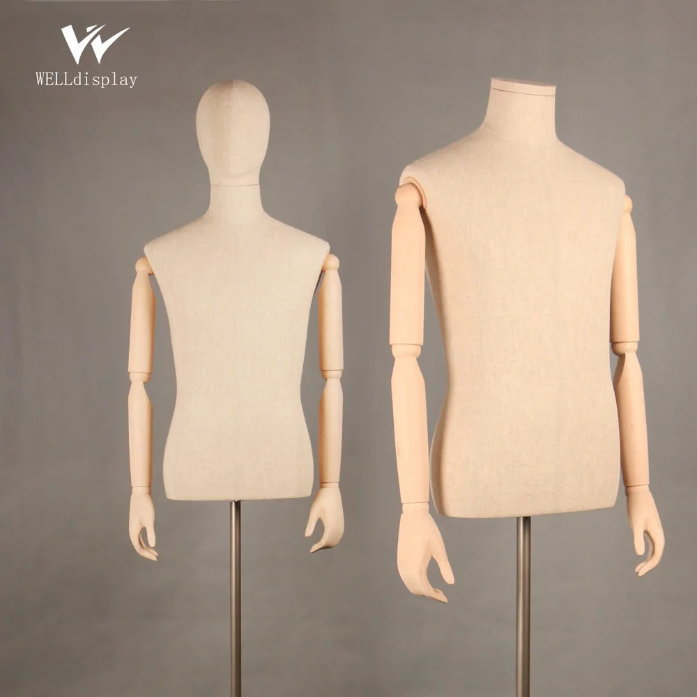 new wholesale male suit form mannequin retail display tailor gym dummies manikin with egg head  with tripod stand for clothes