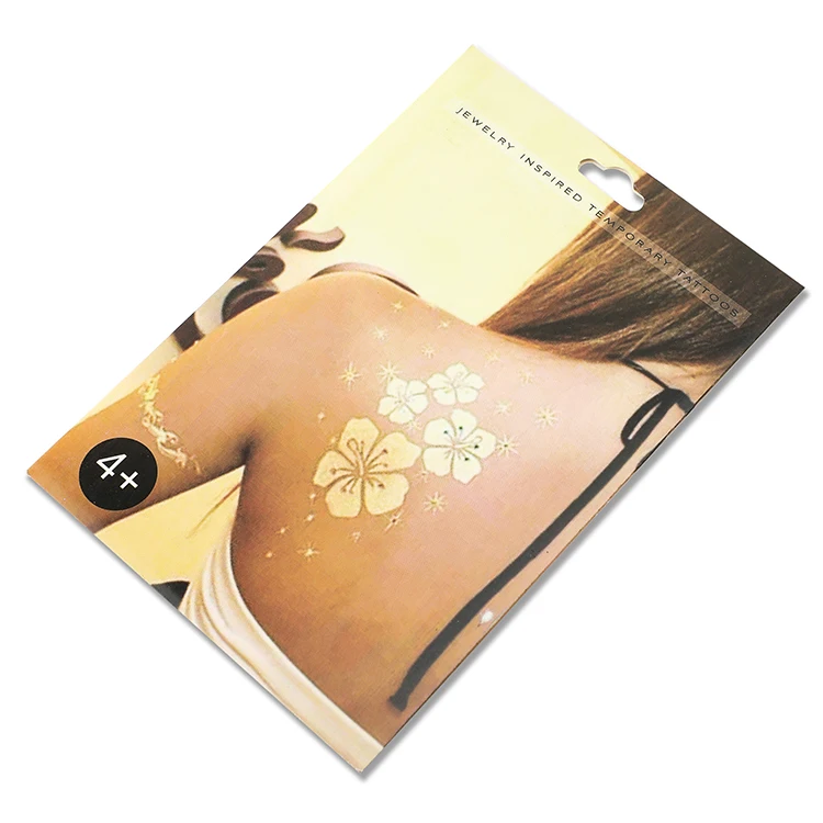 OEM Высокое качество украшения тела Нетоксичная бумага пользовательские Временная Бабочка татуировки стикер